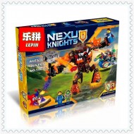 Конструктор Lepin 14011 Инфернокс захватывает Королеву NEXU KNIGHTS, копия Lego 70325 Infernoxcapturesthe Queen Нексо рыцари