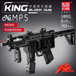 Конструктор Mould King 14001 Пистолет-пулемет — HK MP5 MLI Black / Аналог MOC 29369