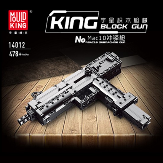Конструктор Mould King 14012 Пистолет-пулемёт Ingram MAC-10